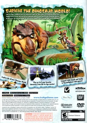 Ice Age - Dawn of the Dinosaurs box cover back